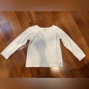 4T Girls Ivory Long Sleeve T-Shirt